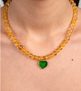 Bollukla Açılan Kalp Kolye