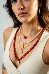 Mercan El Yapımı Kolye