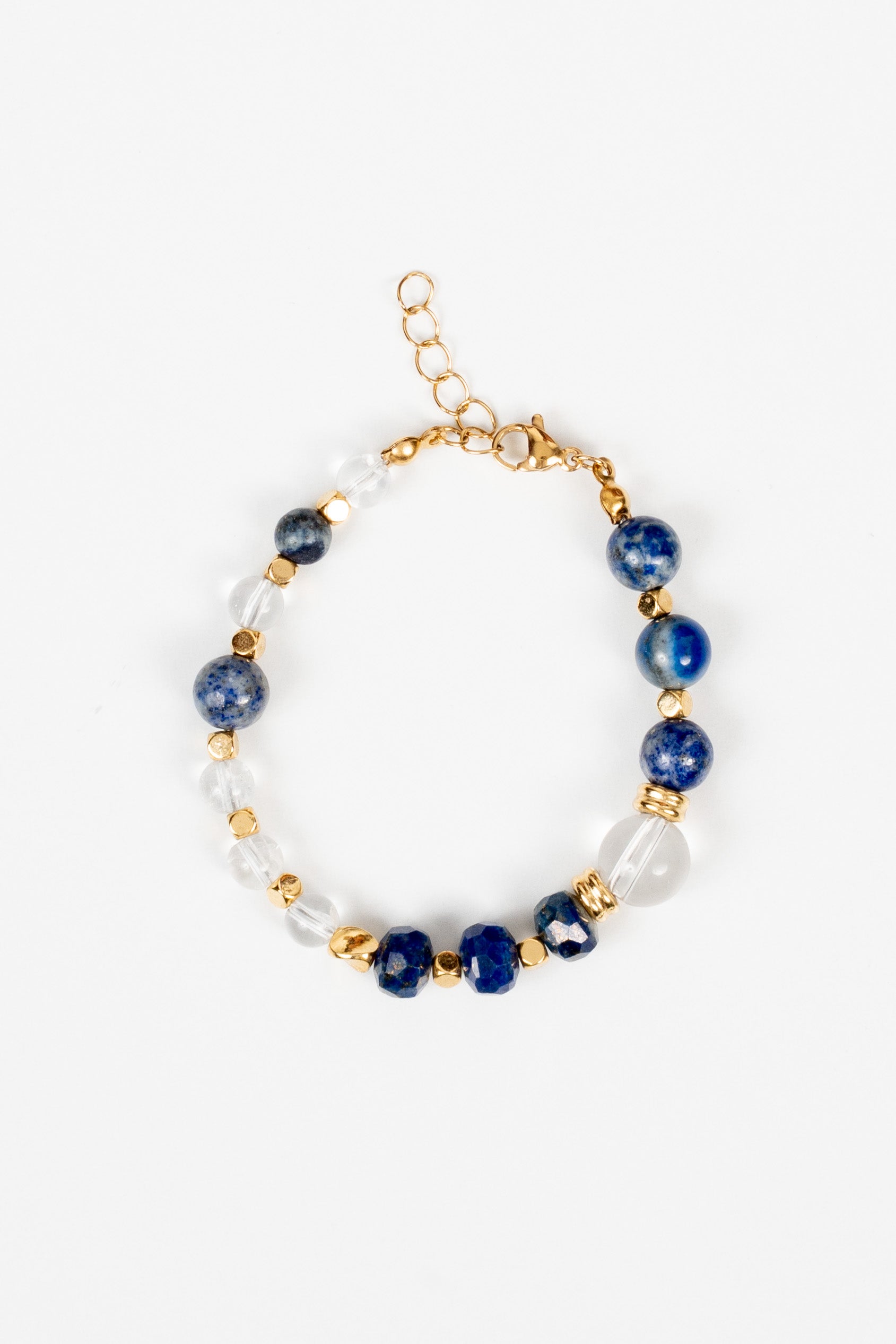 Lapis Lazuli X Kristal Kuvars Bileklik